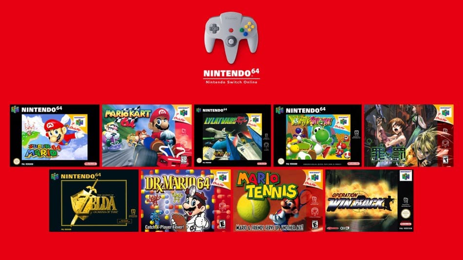 N64 Expansion Pack lineup