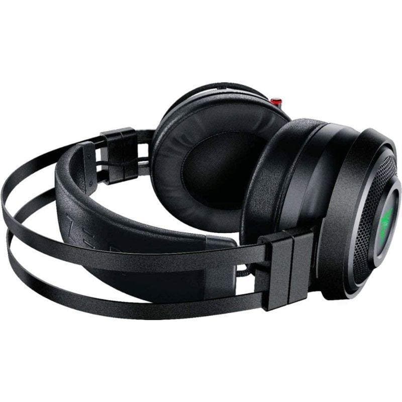 Razer Nari Ultimate wireless headset photographed on a dark surface