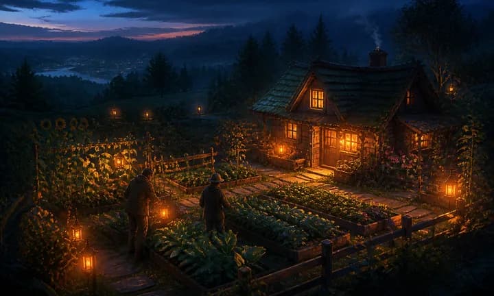Editorial illustration accompanying the Stardew Valley game hub