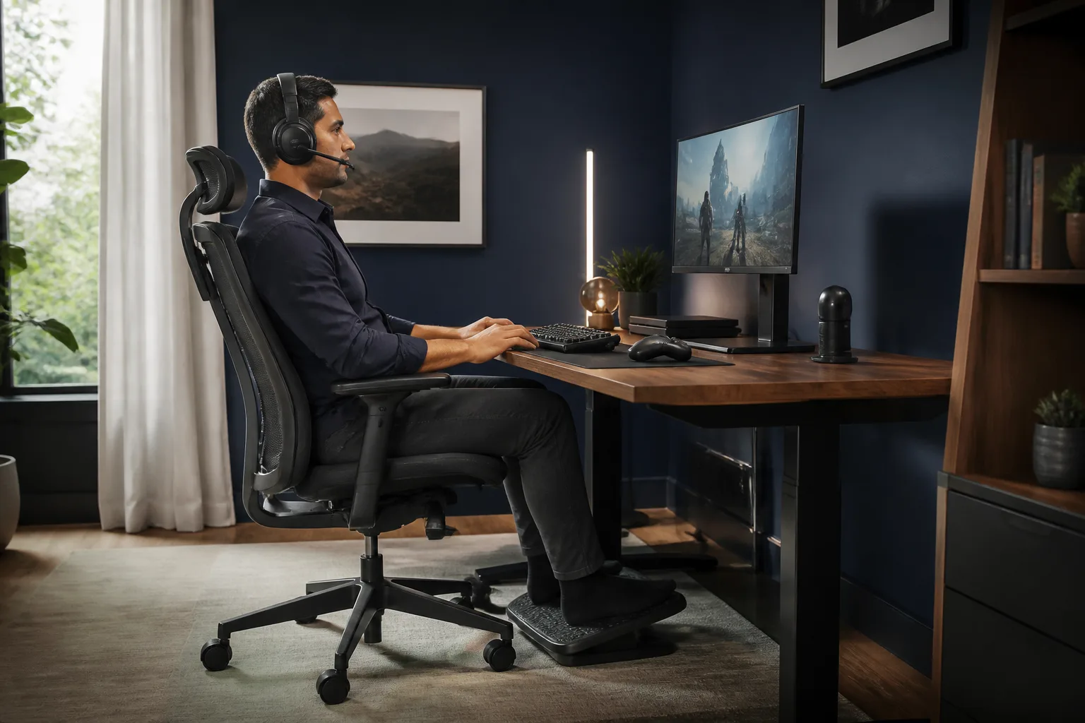 An Ergonomic Chair and Better Desk Geometry