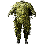 Ghillie body suit in-game item