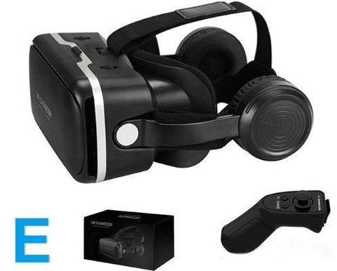100% original VR shinecon 6.0 gafas de realidad virtual 120 fov 3D Gafas Google cartón con auriculares estéreo caja para Smartphone - Gamer Z Paradise