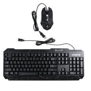 104 Key USB Wired Gaming Keyboard and Mouse Set RGB LED Changing Backlight Mouse For Computer Desktop Notebook - Gamer Z Paradise
