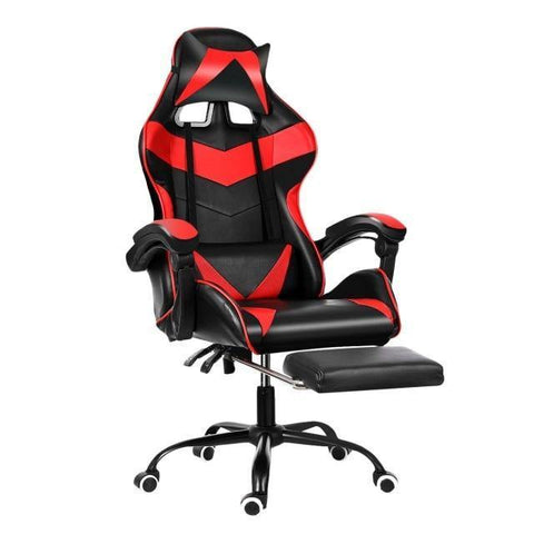 155° Furniture Office Chair High Back Gaming Chair Recliner Computer PU Leather Seat Gamer Office Lying Armchair with Footrest - Gamer Z Paradise