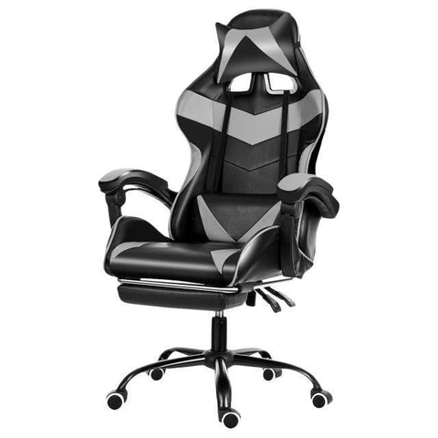 155° Furniture Office Chair High Back Gaming Chair Recliner Computer PU Leather Seat Gamer Office Lying Armchair with Footrest - Gamer Z Paradise