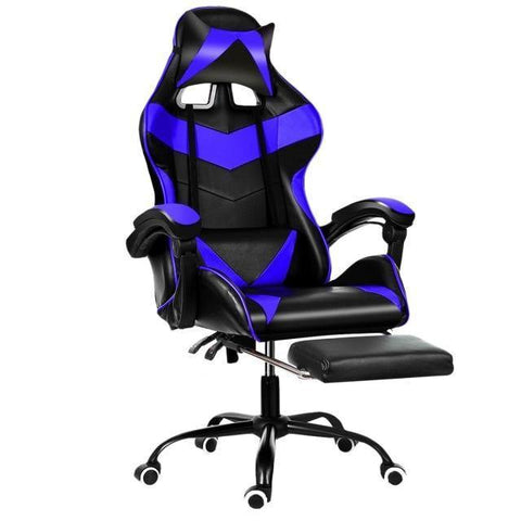 155° Furniture Office Chair High Back Gaming Chair Recliner Computer PU Leather Seat Gamer Office Lying Armchair with Footrest - Gamer Z Paradise
