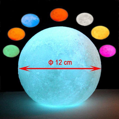 3D Moon Lamp - Gamer Z Paradise