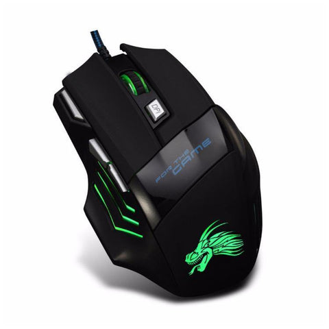 7-button Colorful Breathing Light Backlit Gaming Mouse - Gamer Z Paradise