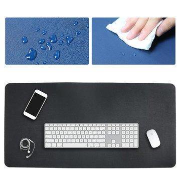 80x40cm Both Sides Two Colors Extended PU leather Mouse Pad Mat Large Office Gaming Desk Mat - Gamer Z Paradise