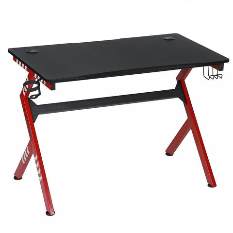 Aesthetic Style Gaming Desk 43  Large Desktop for Home Office - Gamer Z Paradise