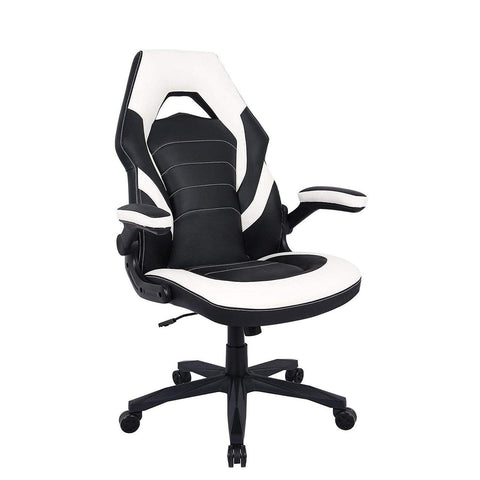 Aidoly Gaming Chair Racing Computer Desk Executive Office Chair, 360 degree Swivel Flip-up Arms Ergonomic Design for Lumbar Support Women Men Adults - Gamer Z Paradise