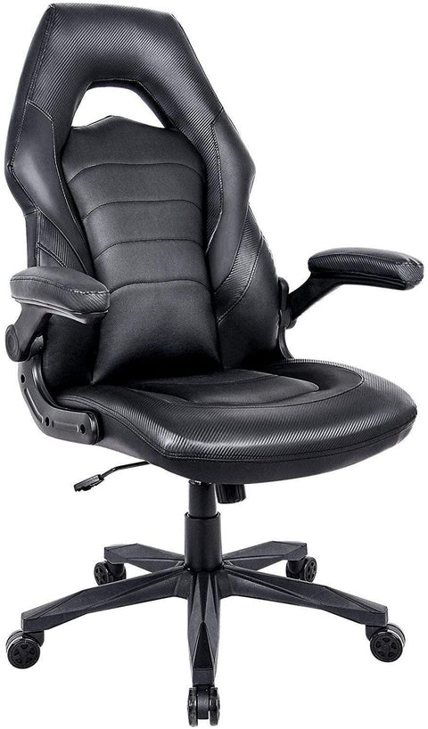 Aidoly Gaming Chair Racing Computer Desk Executive Office Chair, 360 degree Swivel Flip-up Arms Ergonomic Design for Lumbar Support Women Men Adults - Gamer Z Paradise