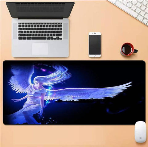 Animated Angel Mouse Pad Large Personality Creative INS Keyboard Notebook Anime Computer Office Writing Desk Mat - Gamer Z Paradise