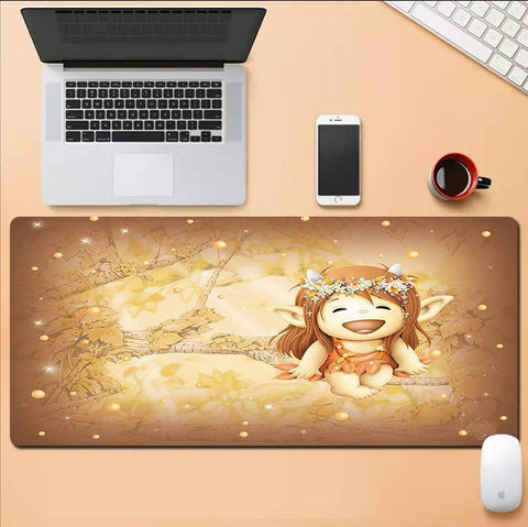 Animated Angel Mouse Pad Large Personality Creative INS Keyboard Notebook Anime Computer Office Writing Desk Mat - Gamer Z Paradise