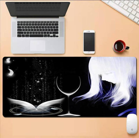 Animated Angel Mouse Pad Large Personality Creative INS Keyboard Notebook Anime Computer Office Writing Desk Mat - Gamer Z Paradise