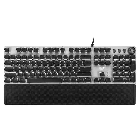 AULA F2088 104 Keys Mechanical Keyboard RGB Backlit Punk E-sports Gaming Keyboard Absorbable Hand Rest - Gamer Z Paradise