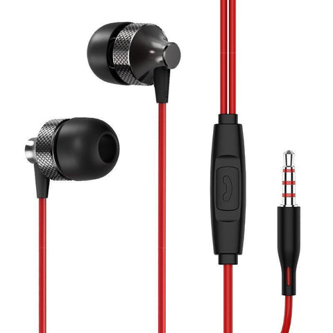 Auricular Metal Fever Heavy Bass Copper HD Metal Bass Stereo Earpiece - Gamer Z Paradise