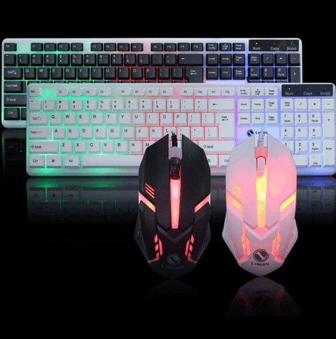 Backlit keyboard and mouse - Gamer Z Paradise