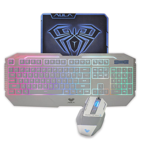 Backlit keyboard and mouse set - Gamer Z Paradise