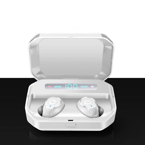 Binaural Digital Display With Power Bank Bluetooth Headset - Gamer Z Paradise