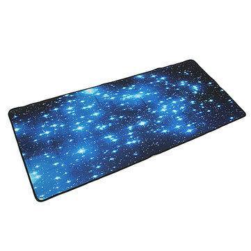 Blue Stars Anti-Slip Neoprene Large Computer Gaming Mouse Keyboard Desk Pad - Gamer Z Paradise