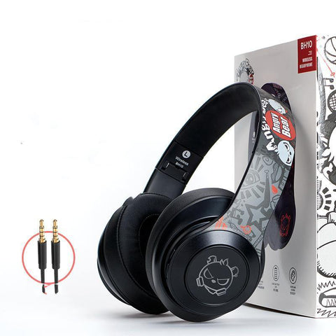 Bluetooth Headset Head-mounted Noise Reduction Foldable Ultra-long Battery Life Men And Women Running - Gamer Z Paradise