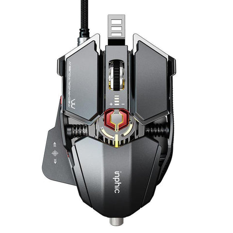 British Fick PG6 Gaming Mouse Wired Competitive Macro Definition Luminous USB Mouse - Gamer Z Paradise