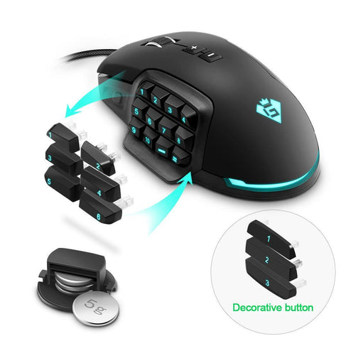 Button Laser Programming Gaming Computer Mouse Backlight Gaming Mouse - Gamer Z Paradise