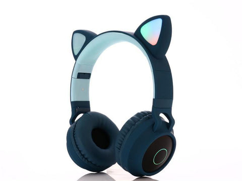 Cartoon Head-mounted Cat Ears Gaming Wireless Bluetooth Headset - Gamer Z Paradise