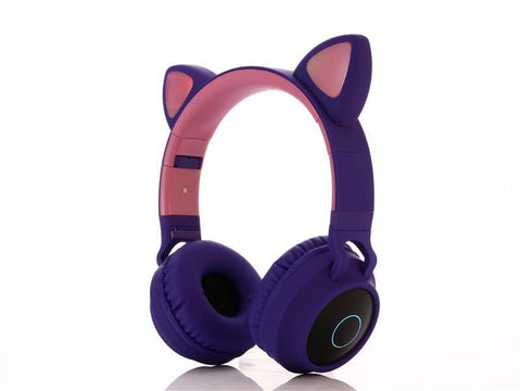 Cartoon Head-mounted Cat Ears Gaming Wireless Bluetooth Headset - Gamer Z Paradise