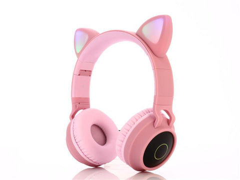 Cartoon Head-mounted Cat Ears Gaming Wireless Bluetooth Headset - Gamer Z Paradise