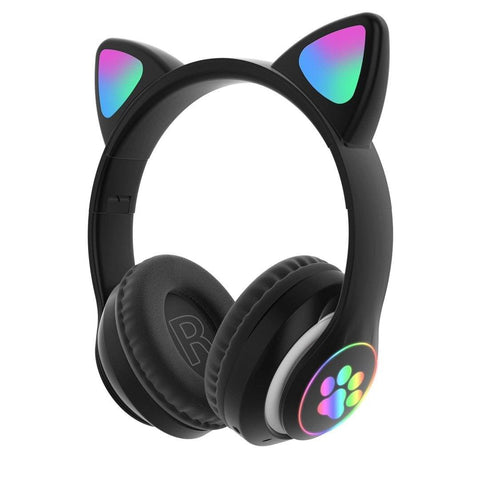 Cat Ear Bluetooth Headset Wireless Light Emitting Headset - Gamer Z Paradise