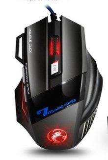 Colorful breathing light gaming chicken game mouse - Gamer Z Paradise