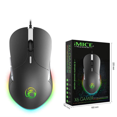Colorful RGB Breathing Light Gaming Silent Gaming Mouse - Gamer Z Paradise