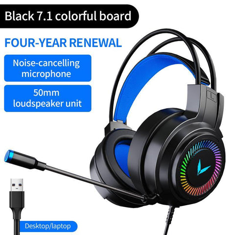 Computer Headphone Channel Eat Chicken Wired Headset Game Headset With Microphone - Gamer Z Paradise