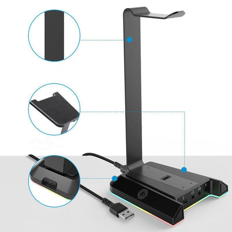Computer Headset Hanger Head-Mounted Detachable Gaming Headset Bracket - Gamer Z Paradise