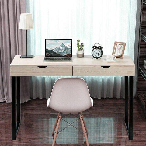 Computer Table Laptop Office Desk Study Table Workstation With 2 Drawers - Gamer Z Paradise