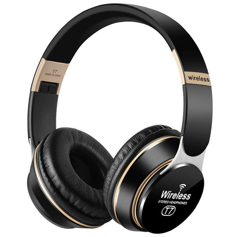 Cross-border T7 Headset Bluetooth Wireless Mobile Phone Music Foldable Running Subwoofer Stereo Headset Headset - Gamer Z Paradise