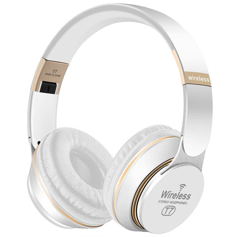 Cross-border T7 Headset Bluetooth Wireless Mobile Phone Music Foldable Running Subwoofer Stereo Headset Headset - Gamer Z Paradise