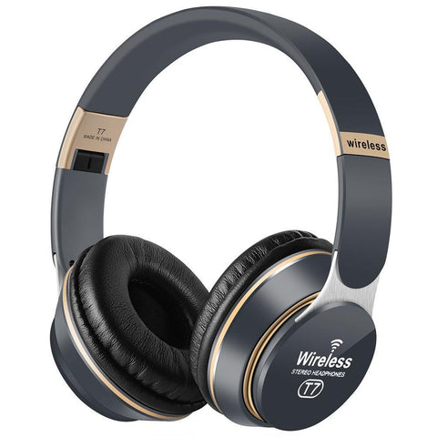 Cross-border T7 Headset Bluetooth Wireless Mobile Phone Music Foldable Running Subwoofer Stereo Headset Headset - Gamer Z Paradise