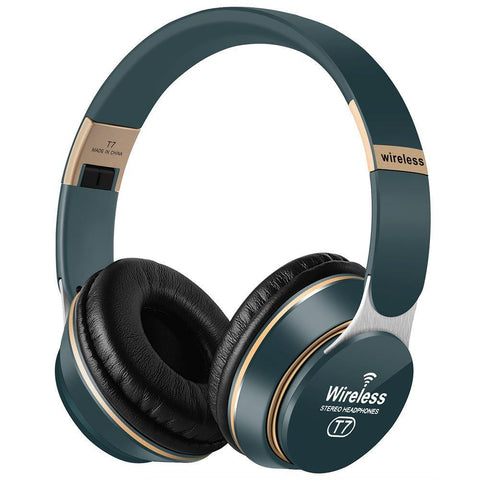 Cross-border T7 Headset Bluetooth Wireless Mobile Phone Music Foldable Running Subwoofer Stereo Headset Headset - Gamer Z Paradise