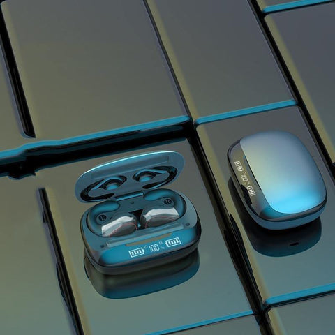 Digital Display Mini Wireless Sports Earphones - Gamer Z Paradise