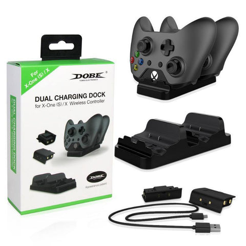 DOBE XBOX ONE Dual Battery Charging Kit - Gamer Z Paradise