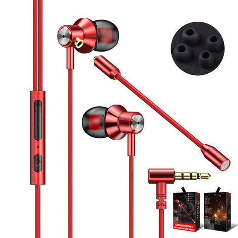 Double Wheat Metal In-Ear Wire Headset - Gamer Z Paradise