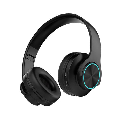Foldable Wireless bluetooth V5.0 Headset LED Breathing Light Gaming Headphone Support FM Radio TF Card - Gamer Z Paradise