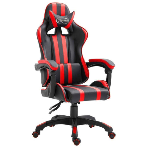 Gaming chair red leatherette - Gamer Z Paradise