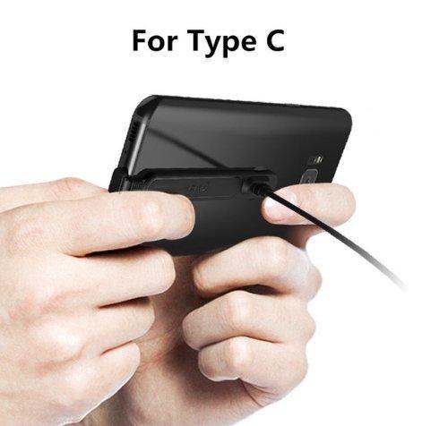 Gaming comfortable grip charging cable L bend phone cable - Gamer Z Paradise