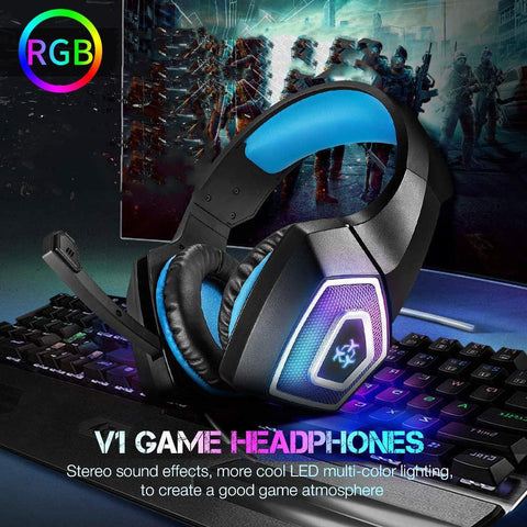 Gaming Headset RGB Lighted Wired Headset - Gamer Z Paradise