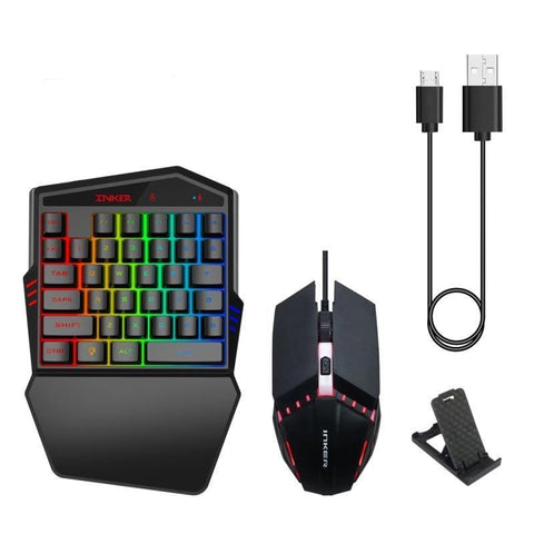 Gaming Keyboard Throne One Mouse Set - Gamer Z Paradise