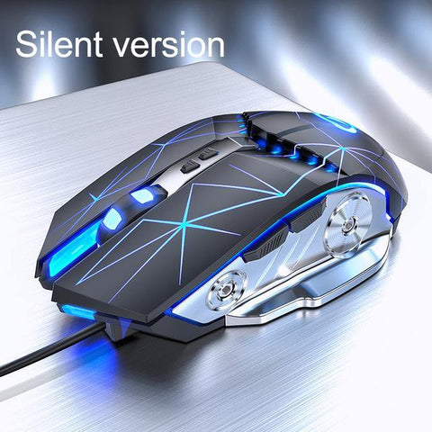 Gaming Mouse Wired Silent Gaming Mechanical Computer Desktop Notebook Office - Gamer Z Paradise